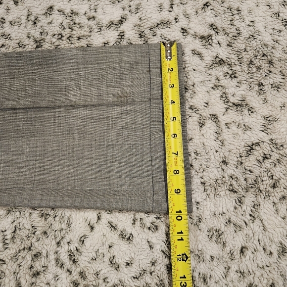 Banana Republic SZ 6 100% Wool Tan Flat Front Cuffed Lined Trouser - Picture 11 of 13